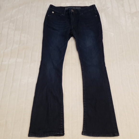 BOGO Free🦋 Bootlegger Paradise Dark Wash Slim Straight Jeans - Picture 2 of 16